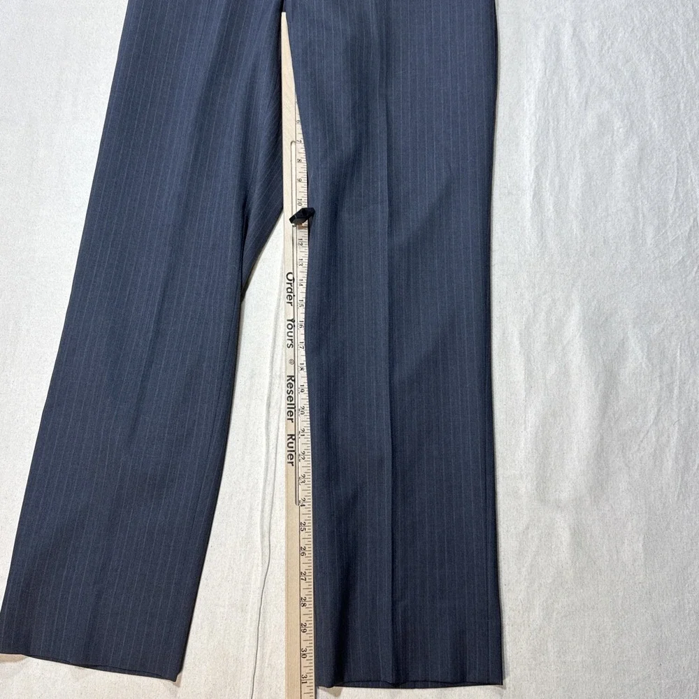 Jos. A. Bank Joseph Slim Fit Suit 41R W32 L31 Charcoal Grey Pinstripe 100% Wool